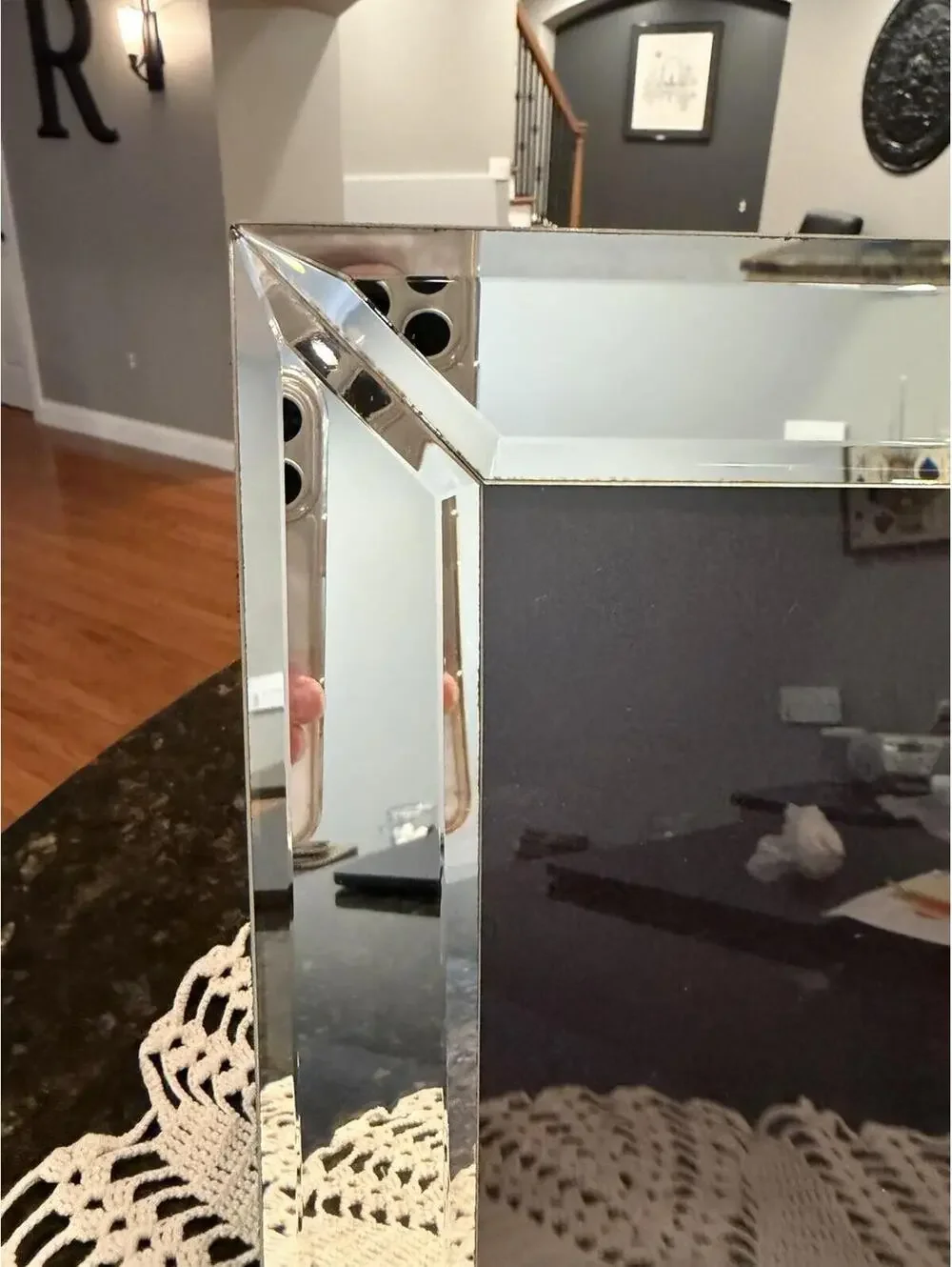 Beveled Mirror Picture Frame By Restoration Hardware 5X7 Picture